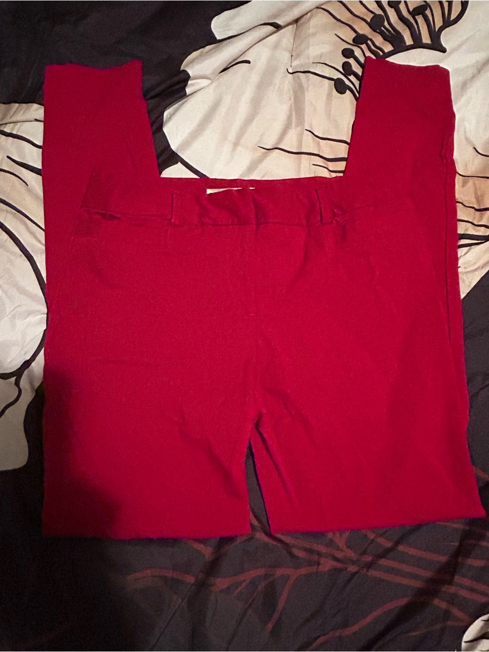 No Boundaries Red Skinny Stretch Pants